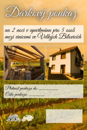 Dárkový poukaz POBYT